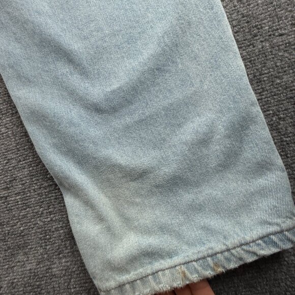 VTG Levi's Silver Tab Blue Jeans Unisex Denim Loose Fit Cotton Y2K ACTL 34x31.5 - Picture 16 of 16